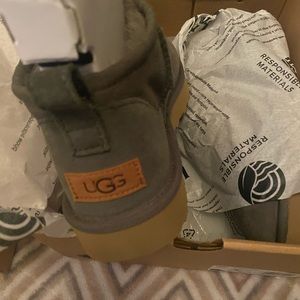 Forest green ultra mini UGGs